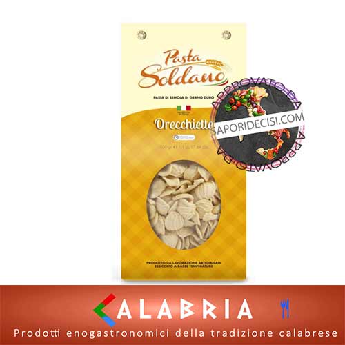 Pasta Orecchiette 500 gr - Calabria