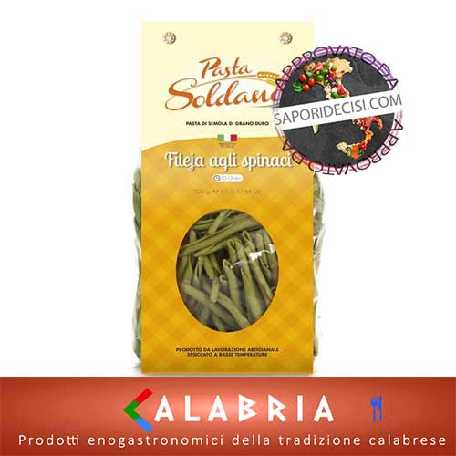 Fileja agli Spinaci 500 gr