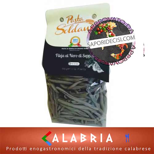 Fileja al Nero di Seppia 500 gr