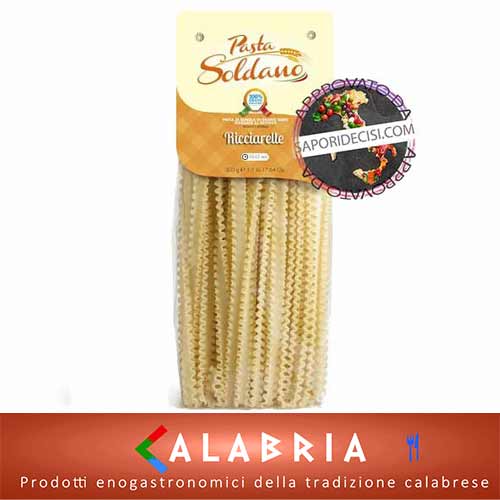 Pasta Ricciarelle 500 gr -Calabria