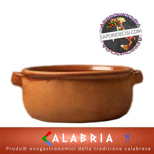 Tegame in terracotta diametro 21 cm, h 10 cm - immagine 2