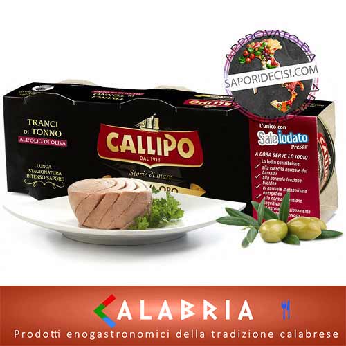 Callipo riserva oro TRANCI DI TONNO ALL'OLIO DI OLIVA GR.70 X 3